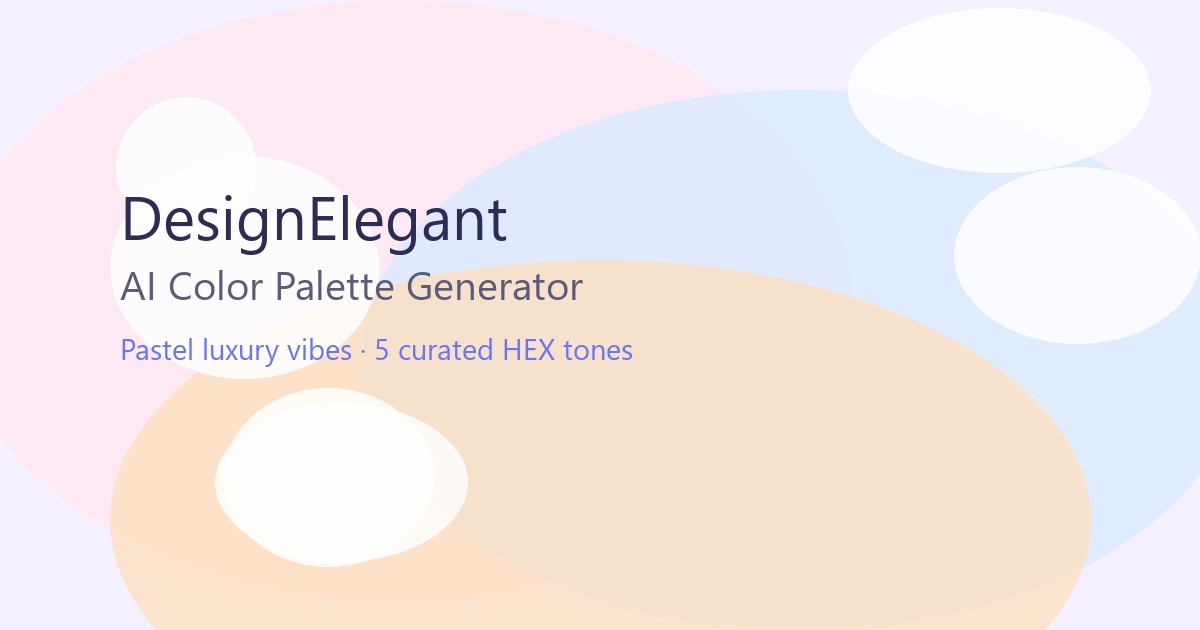 Abstract pastel color inspiration